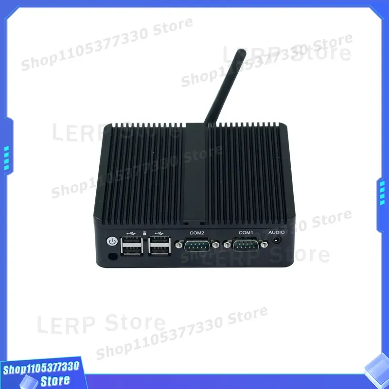 J1900 Quad Core Industrial Mini PC Embedded System Single Block Design DDR3 Memory Support I3 I5 I7 Upgrade Gaming Desktop