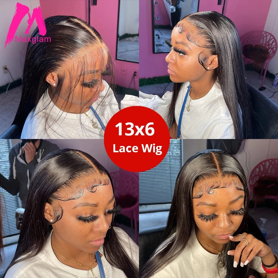 13x4 Bone Straight Lace Front Wigs Human Hair 13x6 Hd Lace Frontal Wig Brazilian 4x4 5x5 Closure Wig 360 Lace Wig Pre Plucked