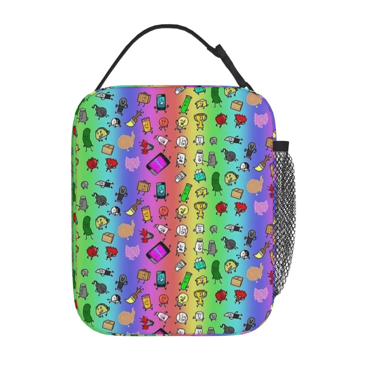 

BFDI Inanimates Insanitys Cartoon Insulated Lunch Bags Large Island Lunch Container Thermal Bag Lunch Box Tote Beach Food Bag
