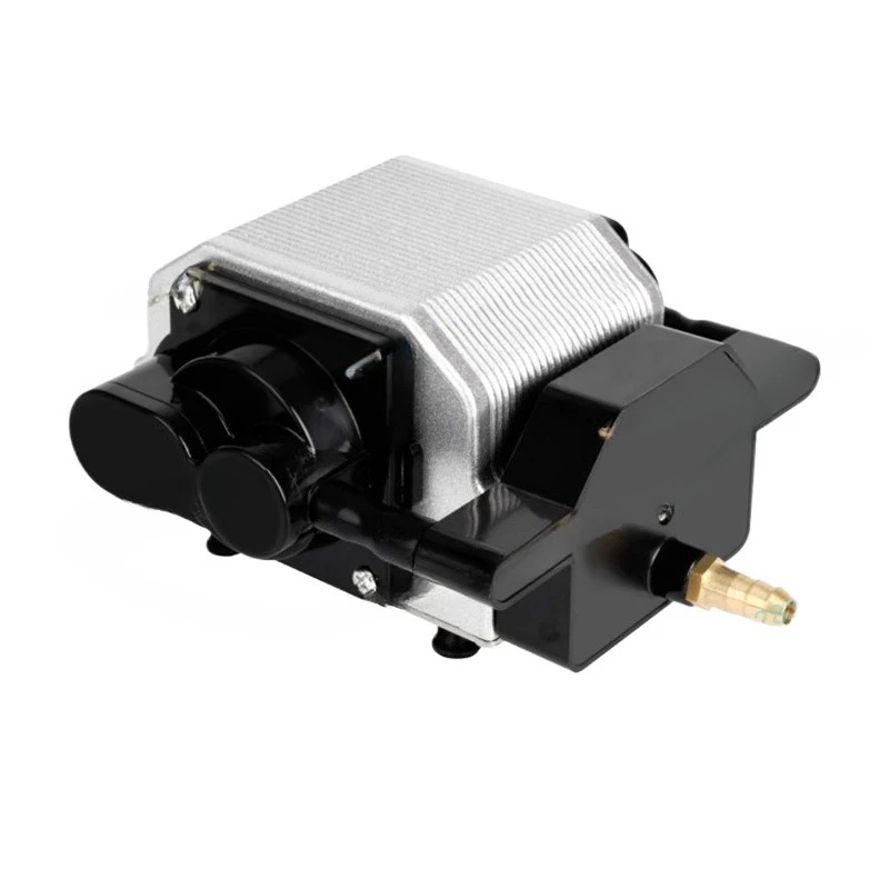 12V 24V 25W DC Fish Compressor Ultra Quiet Aquarium Air Pump Strong Flow Adjustable for Pond Marine Pool Restaurant Seafood