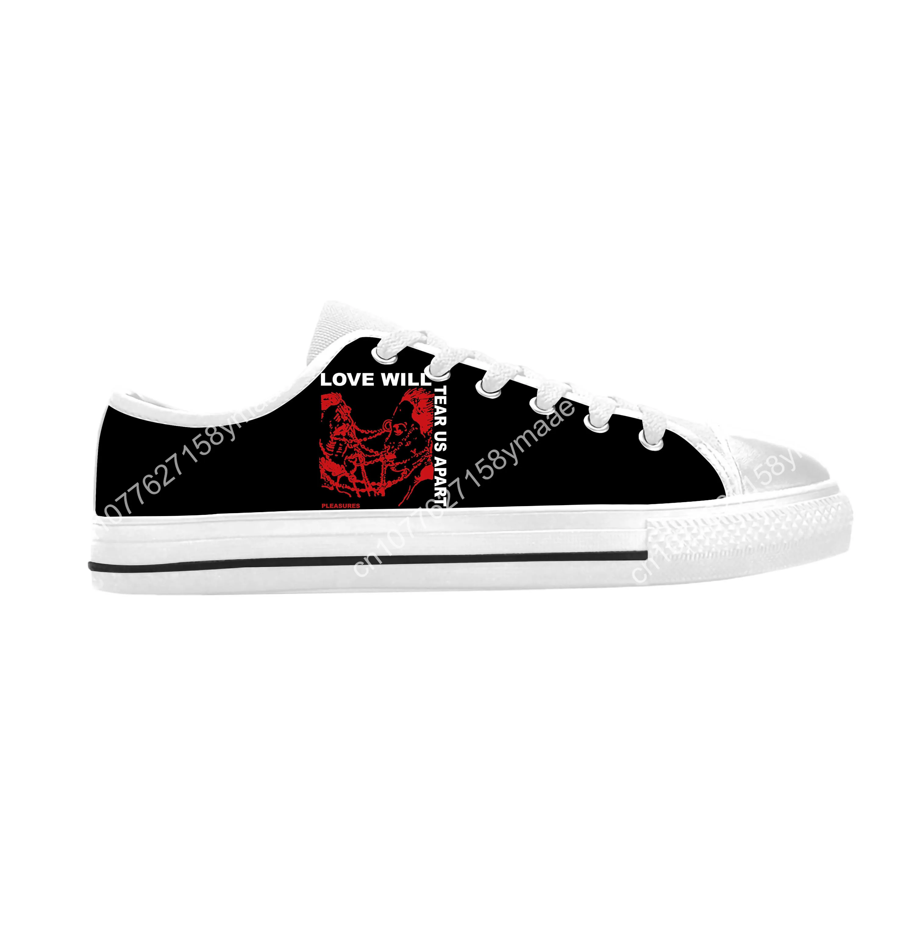 Hip Hop Rapper Lil Peep Love Will Tear Us Apart Casual Cloth Shoes High Top Comfortable Breathable 3D Print Men Women Sneakers