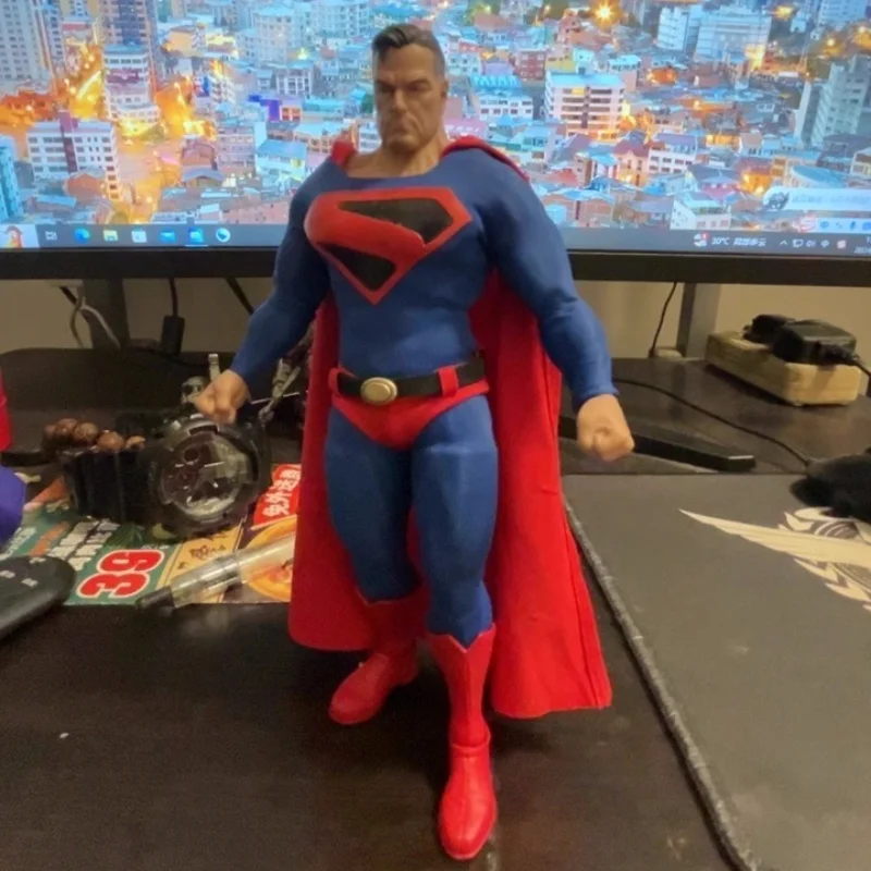 Original Dc Kingdom Come Superman Shazam Special Edi 1/12 Cloth Clothes Articular Mobility Action Figure Collection Gift