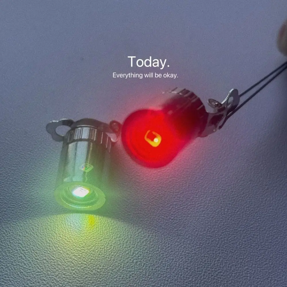 Lightweight Pet LED Clip Light Stress-free Multi-color Lighting Dog Night Safety Light Strong Night-time Warning