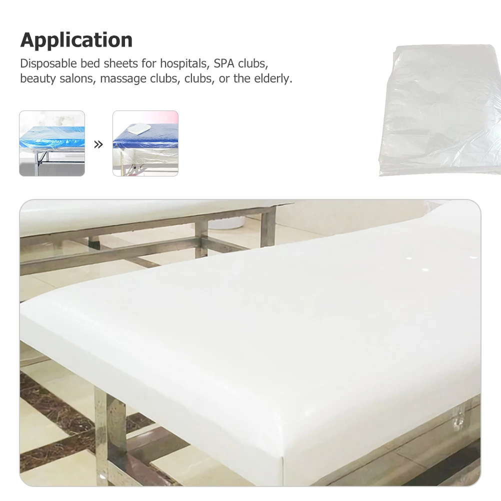 

90Pcs Disposable Non-Woven Bed Sheets Sweat-Absorbing Non-Balling Beauty Salon Spa Mat Sheet Lash Bed Cover Fitted