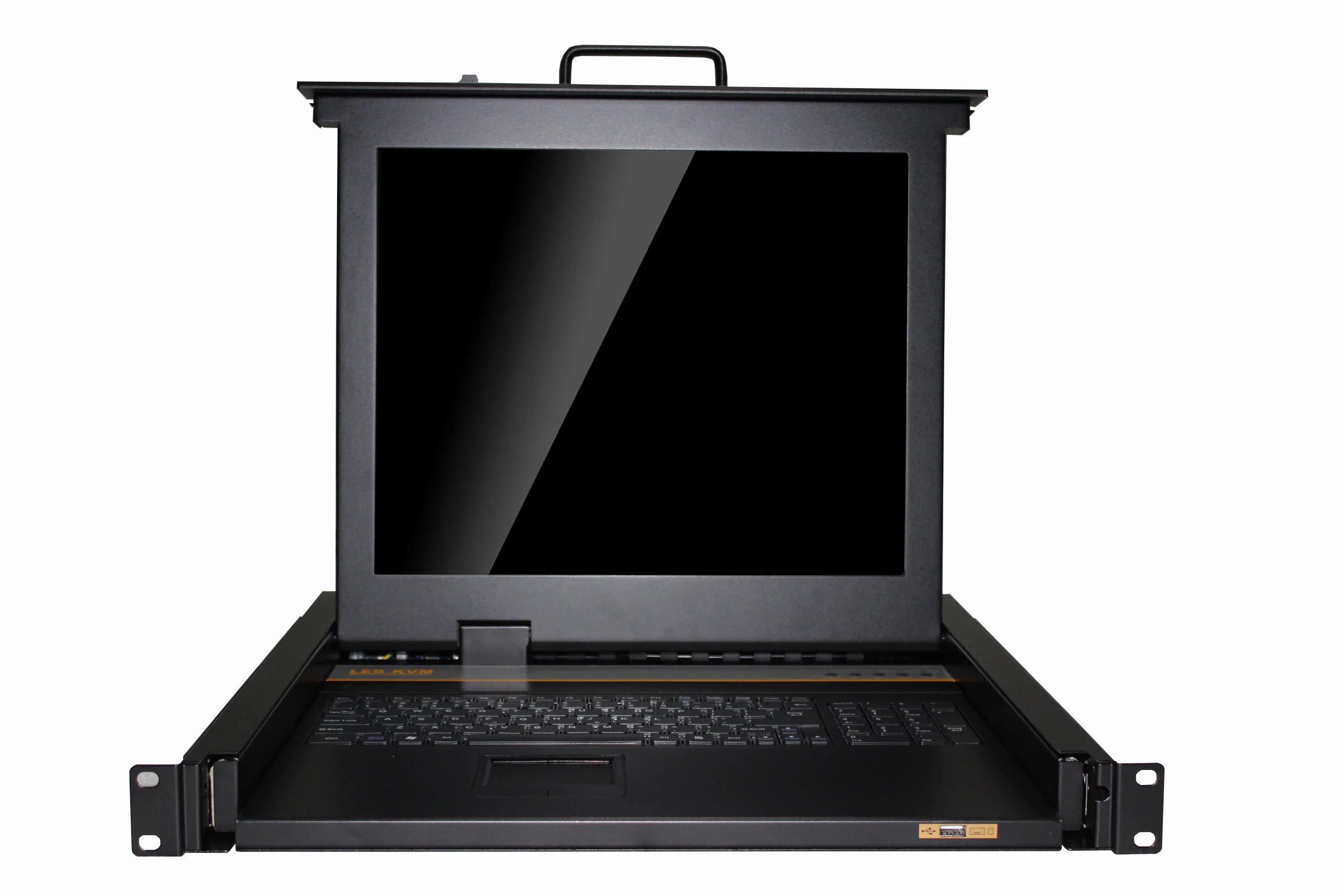 CAT5 8ports 15 Inch Touch-Supported VGA+USB/OSD Menu KVM Drawer Over Ip