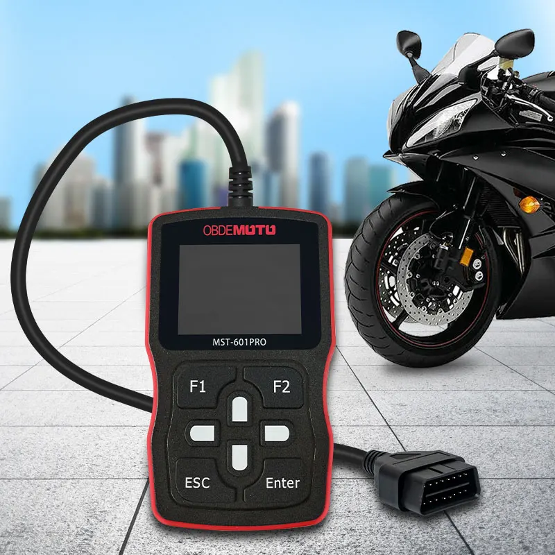 Motorcycle OBD2 Fault Detector Automotive Diagnostic Scanner Tool Auto Scanner Check Test for Suzuki For Honda For Yamaha Moto