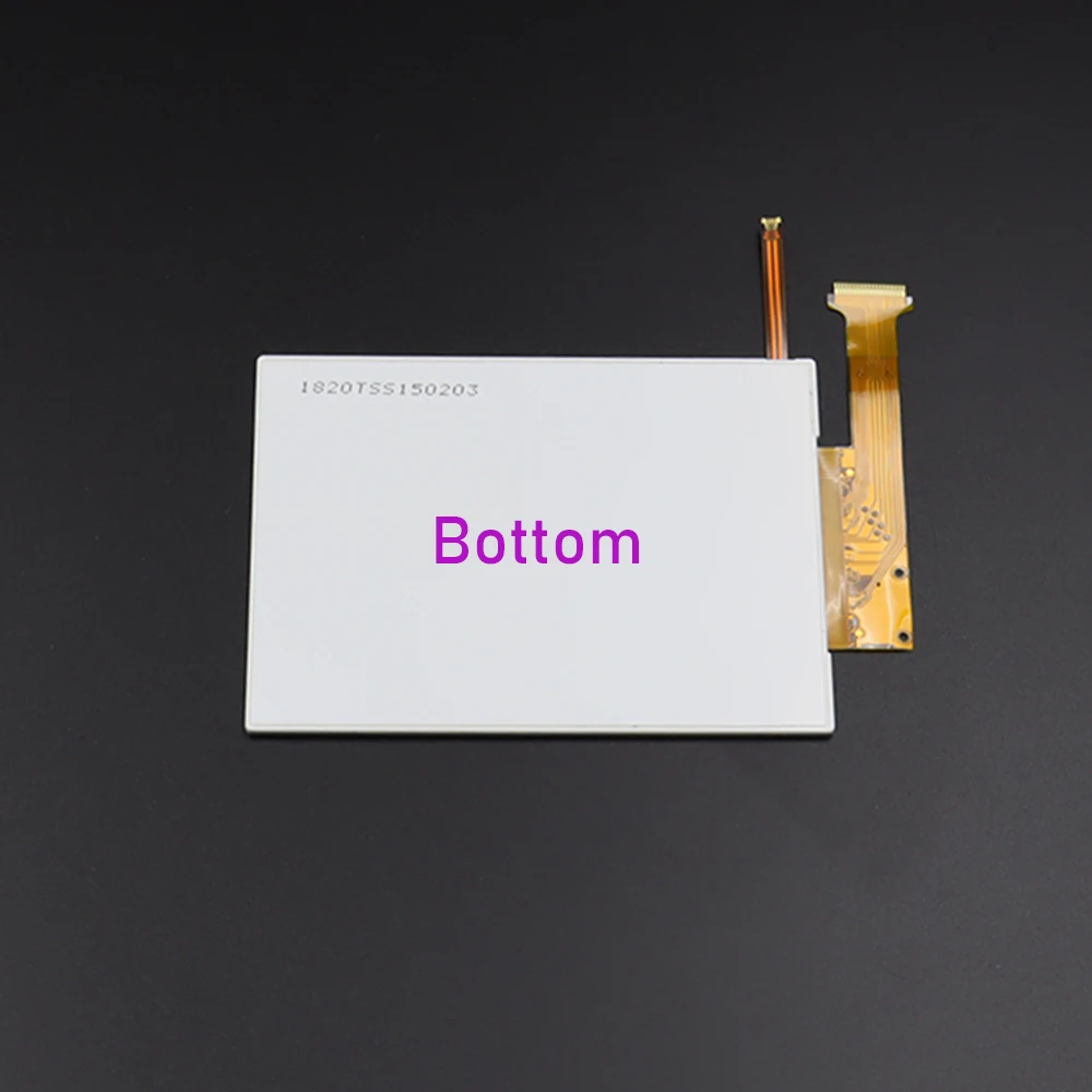 شاشة عرض LCD علوية وسفلية لـ 3DS الجديدة 3DS XL LL مع محول الأرقام بشاشة تعمل بلمس زجاج عرض لوحة اللمس