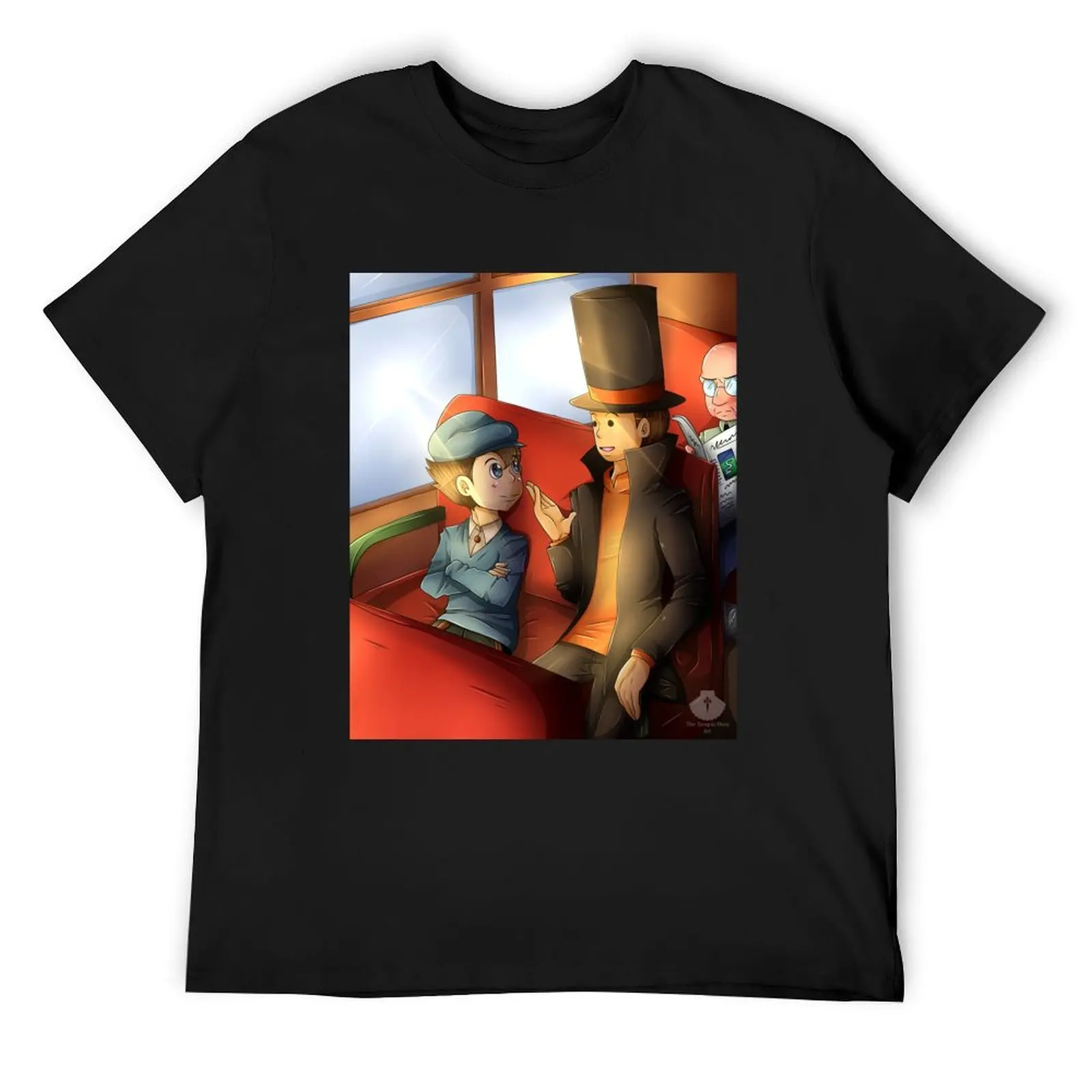 

Professor Layton T-Shirt tops anime clothes anime stuff funny t shirts men