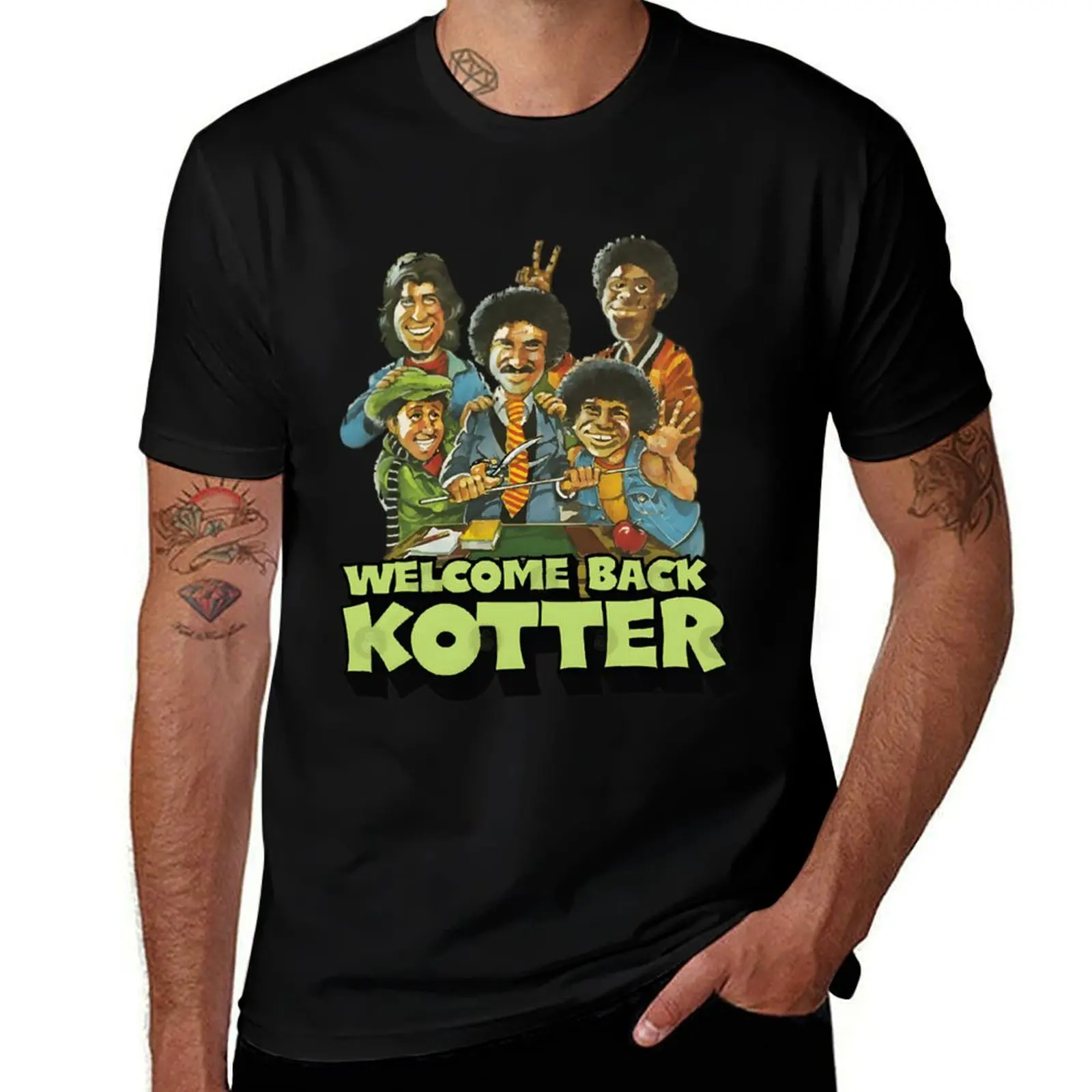 

funny t shirt T-Shirt Classic shirt dark T- Welcome Kotter Back humor cotton summer man shirts t t man