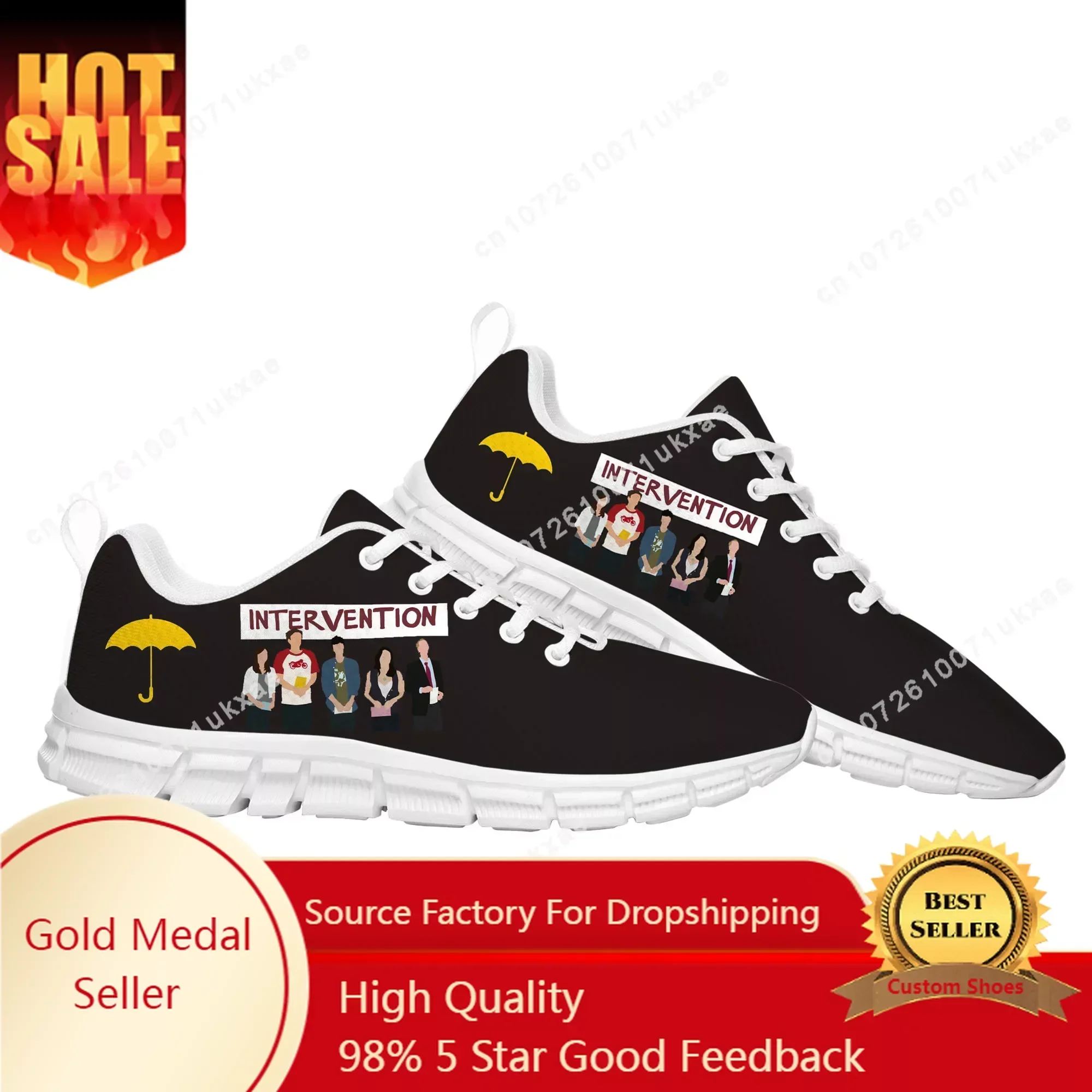 

Intervention How I Met Your Mother Sports Shoes Mens Womens Sneakers Casual Sneaker Couple Custom Shoes