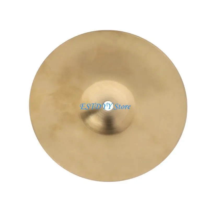 G6DE Durable Brass Drum Crash Cymbals Alloy Splash Crash Cymbal Hi-Hat for Drum Players 8/10/12 Inch Size Optional Drum
