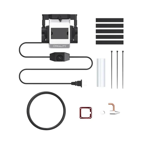 Imagen 1 del producto Creality CR-Laser Falcon 10W Kit de asistencia de aire paquete de accesorios de actualización flujo de aire fuerte sopla hollín caliente trabajo limpio poco ruido
