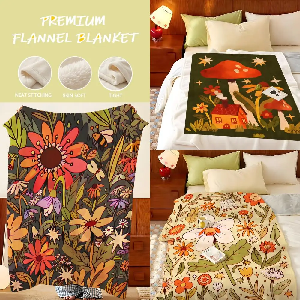 Artist J-Jessica E-Elena Throw Flannel Throw Blanket, Lightweight Cozy, Durable Washable cute Cool