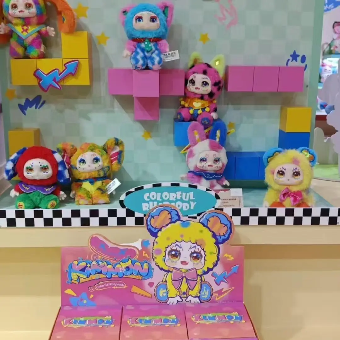 

Kimmon Blind Box Colorful Rhapsody Series Original Vinyl Face Pendant Kawaii Trendy Toy Doll Bag Charm For Fans Collectors Gift