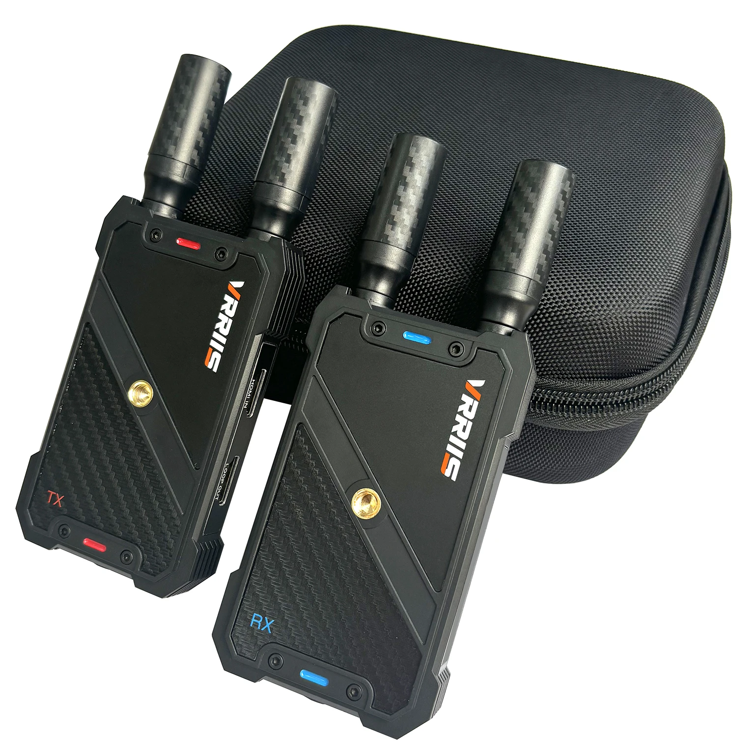 

400m Wireless Wifi Dual HDMI Extender Video Transmitter and Receiver Support Battery Church Wedding Camera Live Streaming to TV