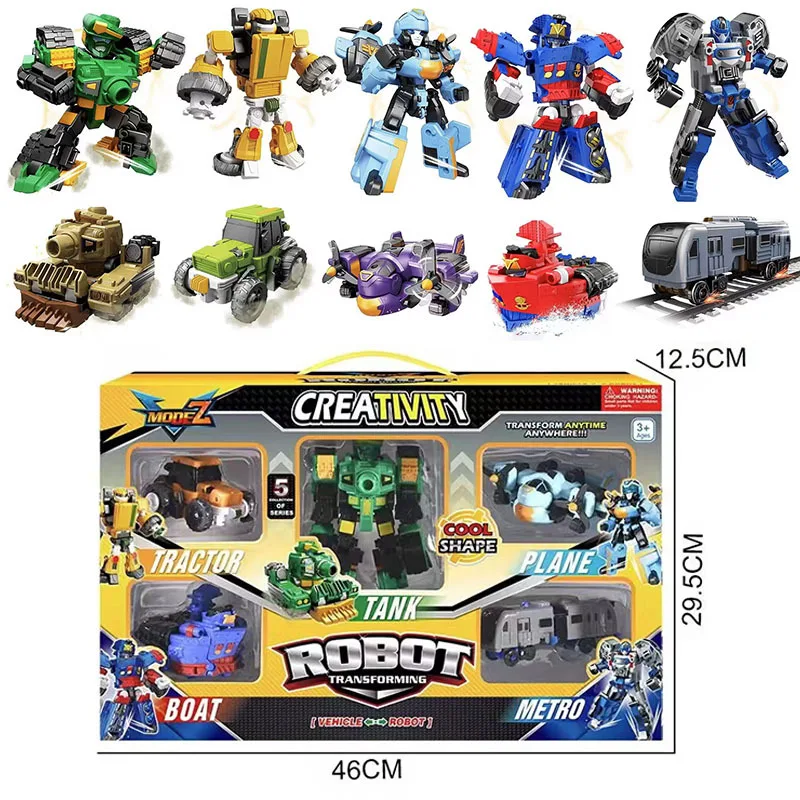 

2026 Carbot Robot Anime Holle Airplane Train Tank Transformation Plastic Carbot Robot Action Figures Education Gifts Boy Kids