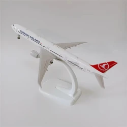 1:400 B777 20cm Turkish Airlines Model Metal Aircraft Replica Alloy Material 1:400 Aviation Mold Gift Series Collectible