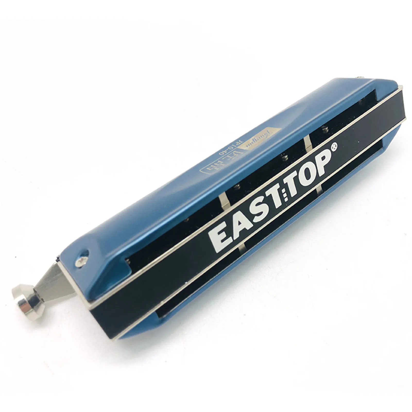 EASTTOP  FALA Blues Harmonica 10 Hole Professional Blues Harmonica Aluminum Comb Everyone Can Bend with Blue Cover