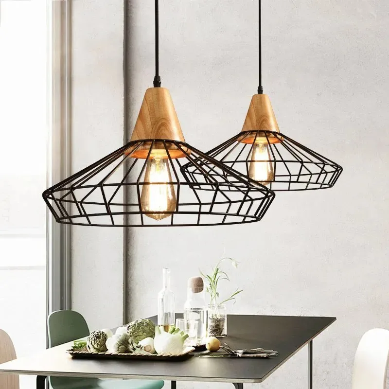 Nordic Minimalist  Single Head Restaurant Card Seat Pendant Lamps Milk Tea Shop Counter Top Chandeliers