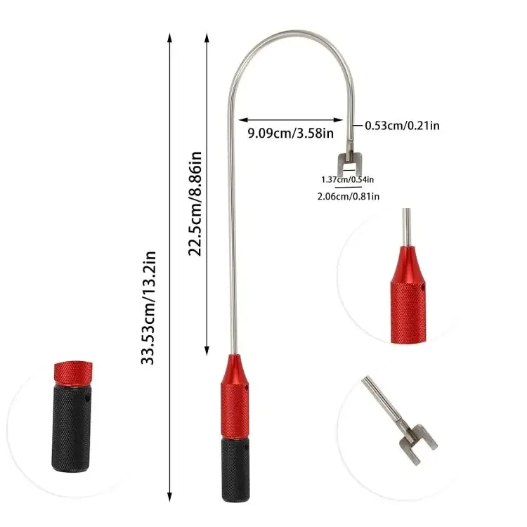 Thumb Turn By Pass Tool Portable Pry Bar Lockpick Professional Manual Tool for Unlocking Glass Doors Locksmith Tools Kits