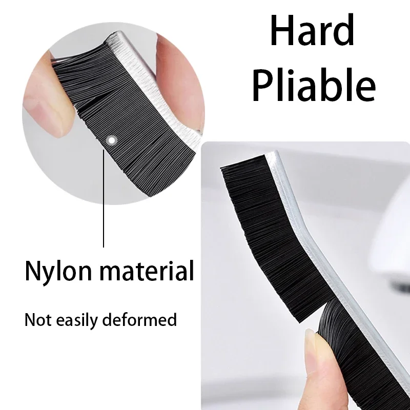 1/3pcs Multifunctional Cleaning Brushes Crevices Cleaner Tile Joints Scrubber Thin Brushes With Long Handle Floor Lines Cleaning