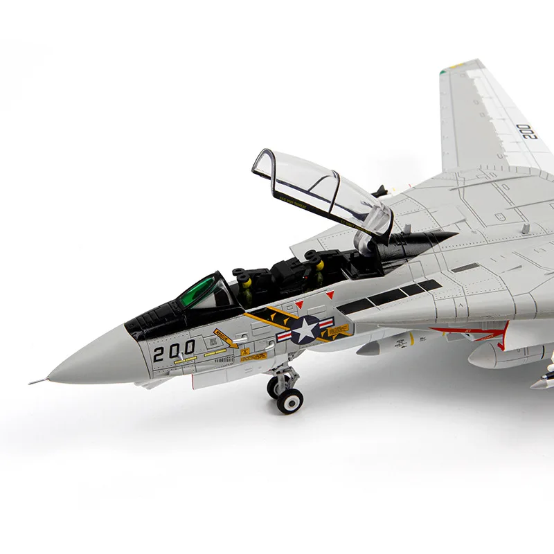 1:72 F14 Alloy Aircraft Model F-14a Fighter VF-84 Squadron Assembled Military Model Military Fan Fighter Decoration