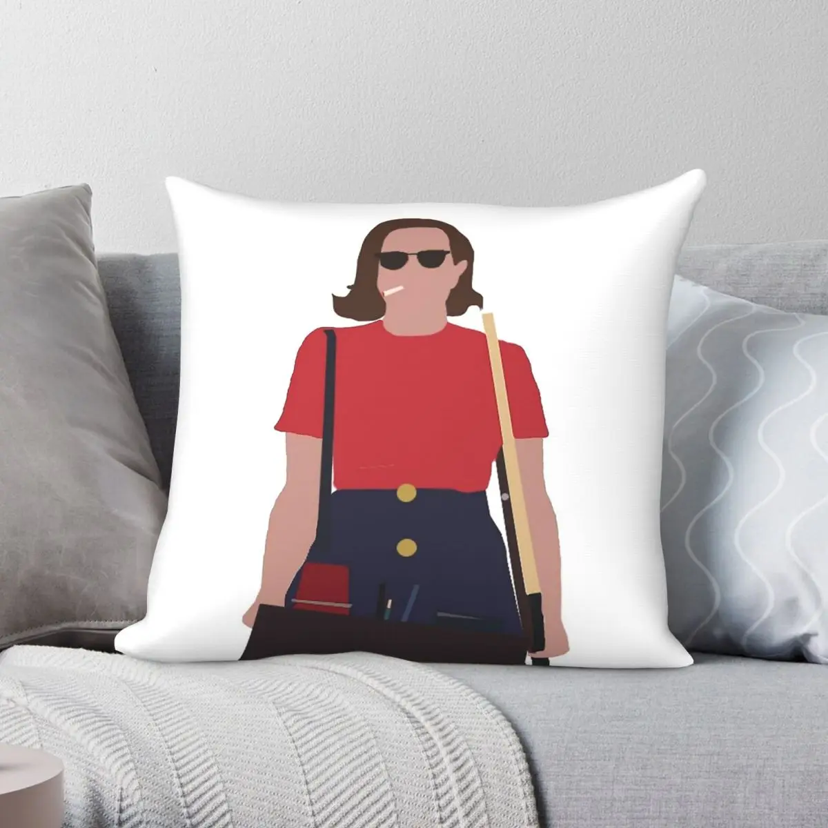 Mad Men Peggy Olson Square Pillowcase Polyester Linen Velvet Pattern Zip Decor Throw Pillow Case Car Cushion Case 45x45