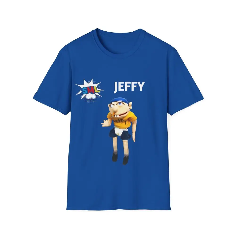 JEFFY PUPPET MENS T-Shirt Unisex T-shirts For Men Women Summer Tees Cotton Luxury Brand Vintage Oversized