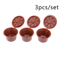 HMA73-3PCS/set Reusable Coffee Capsules Cup For Caffitaly Refillable Coffee Pods Coffee Filter Refilling Filter Coffeeware
