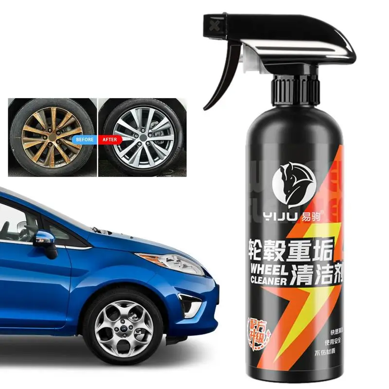 

Car Rust Remover Wheel Cleaner Spray Multipurpose And Effective Rust Prevention Spray For Car Wheel SUV And Metal Hardware