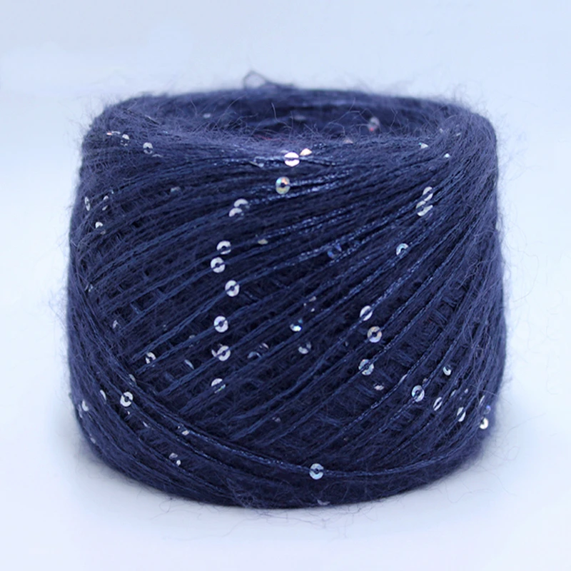 300g /lot Sequins thread Wool Blend  Silk yarn for knitting crocheting Hand knitting & crochet baby infant sequin line  ZL25