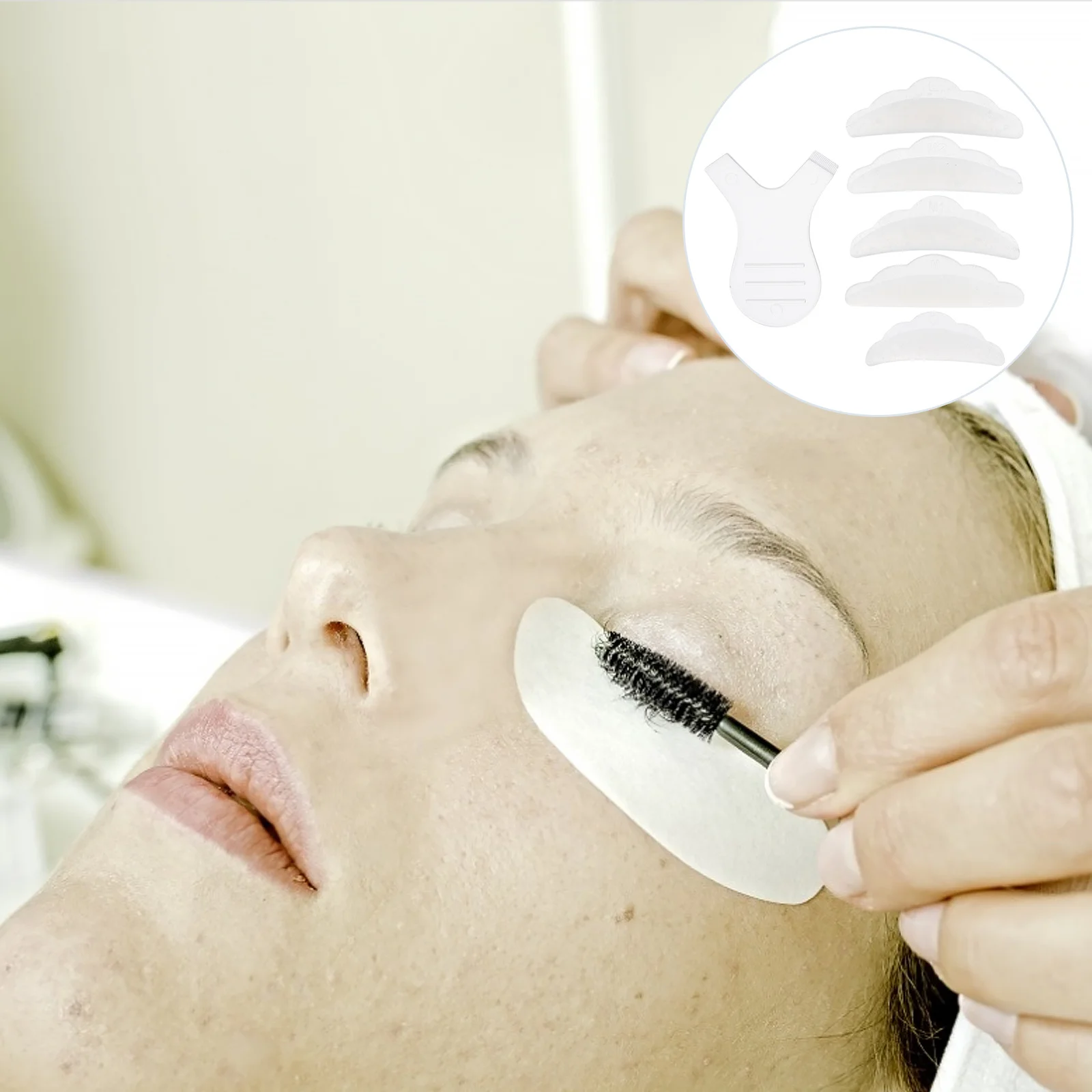1Set Eyelash Perming Pad Brushes Reliable Use No Odor Durable Safe Skin Lash Lift Props Eyelash Extension Tool