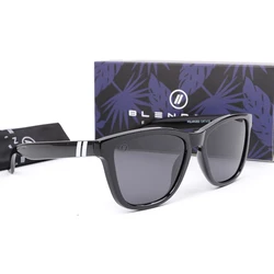 blender Blue Mirror Sunglasses Men Polarized UV Ray Lense Eyewear Vintage Fashion Square Men Sun Glasses 0717