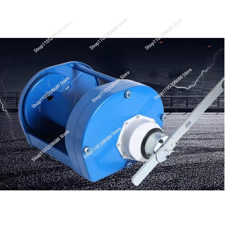 Heavy duty two-way   hand winch 1T winch manual brake wire rope tractor