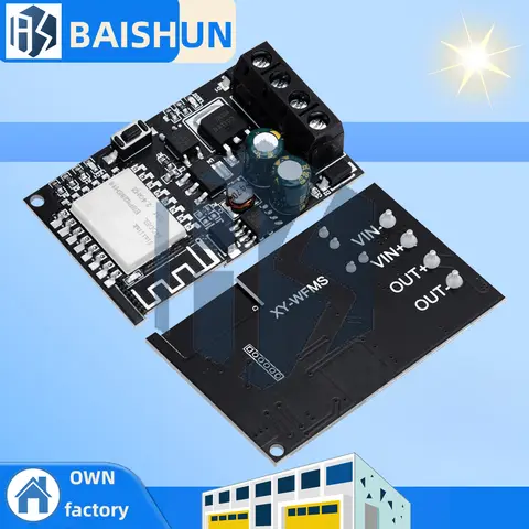 Sinilink ESP-12F WiFi Module: 5V-36V Smart Home Remote Controller with Mobile Phone App