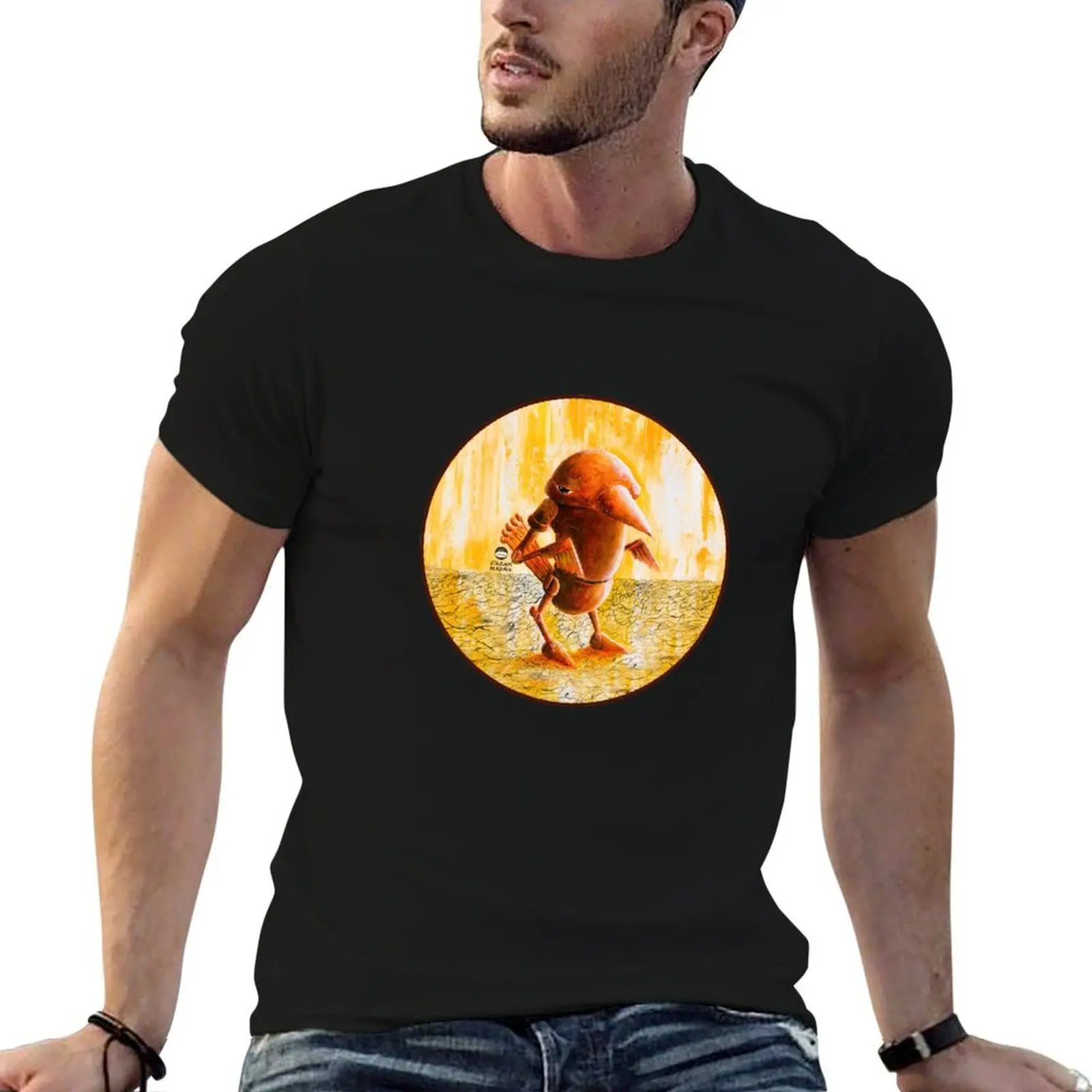 Crow-Bot T-Shirt Sports Casual Breathable Tee Shirt