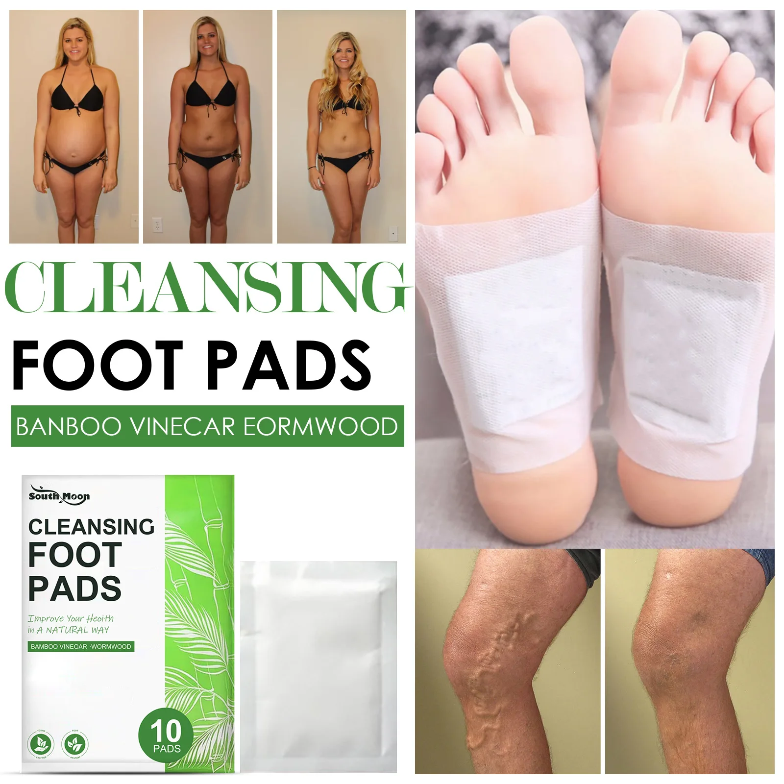 Improve Sleep Detox Foot Patches Weight Loss Anti Cellulite Remove Toxin Obesity Treatment Relief Stress Slimming Foot Sticker