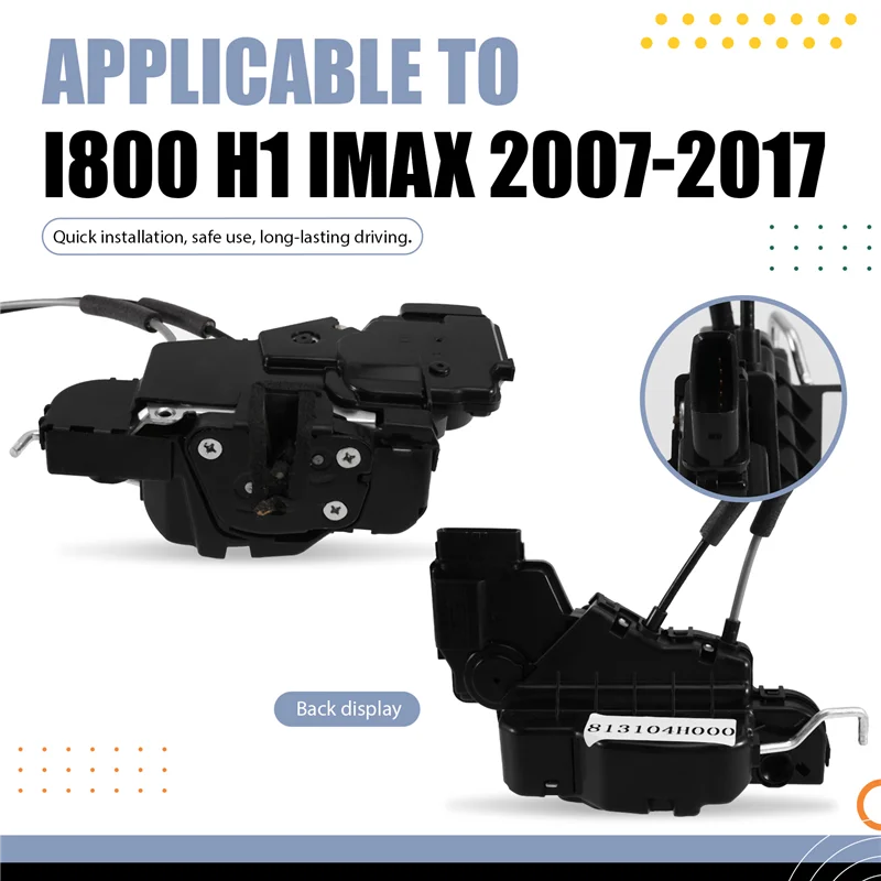 

A04E-Front Door Lock Actuator Latch For Hyundai I800 H1 Imax 2007-2017 Front Left 813104H050