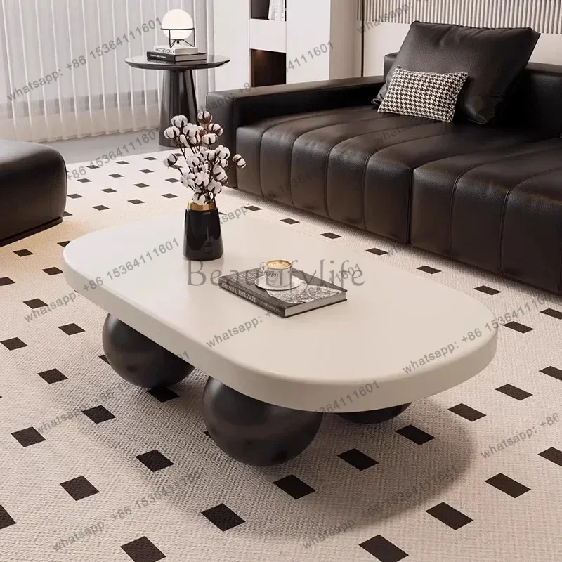 European Aesthetic Coffee Table Living Room Decoration Sweet Cute Nordic Bedroom Coffee Table Modern Mesa