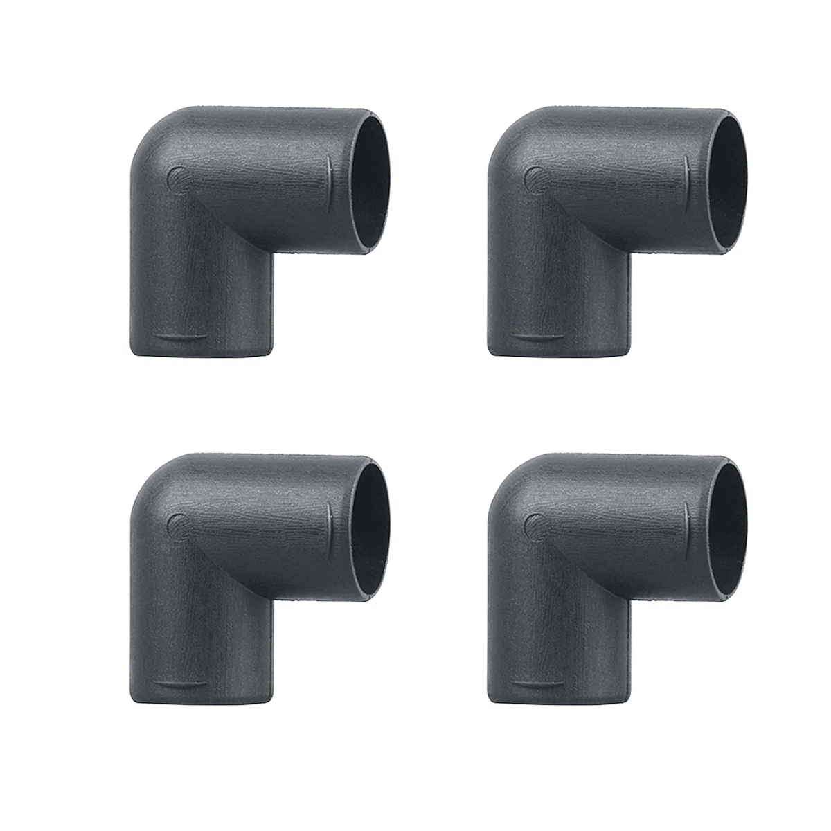 4 Pcs 42mm Air Heater Ducting Pipe Air Vent Outlet L Shape Elbow Bend Pipe Exhaust Connector for Webasto Eberspaecher