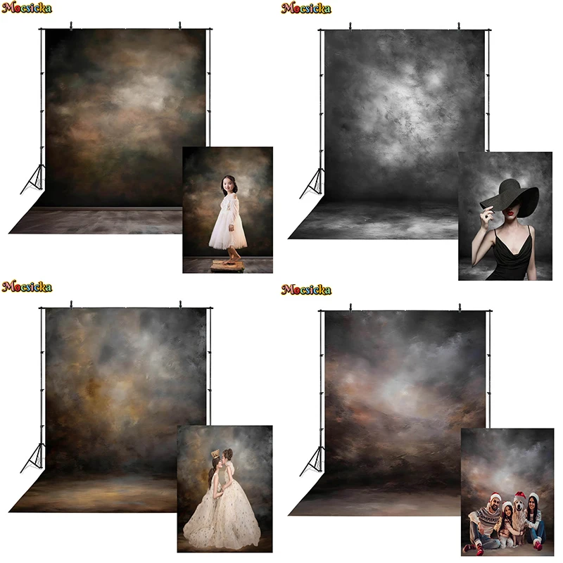 Abstract Art Texture Backdrop For Photography Kids Old Master Adult Portrait Newborn Birthday Photo Background Studio Wall Props