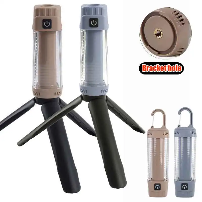 

Новый двойной светильник USB перезаряжаемый портативный светодиодный светильник для кемпинга уличный водонепроницаемый светильник для палатки фонарь ночной аварийный светильник фонарик