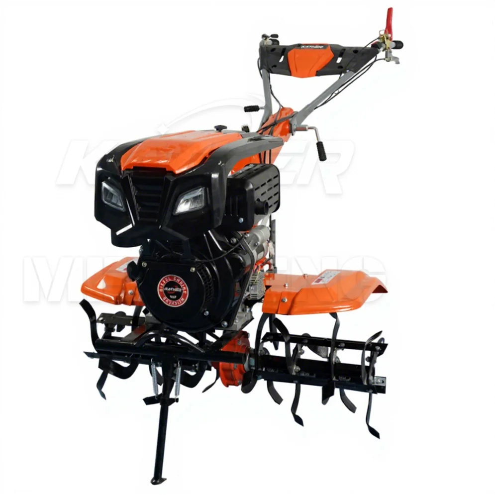 Diesel Rotary Tiller 5HP 7HP 7.5HP Farm Machinery With Powerful Diesel Engine Soil Cultivation Multi-Functional Plowing Machine