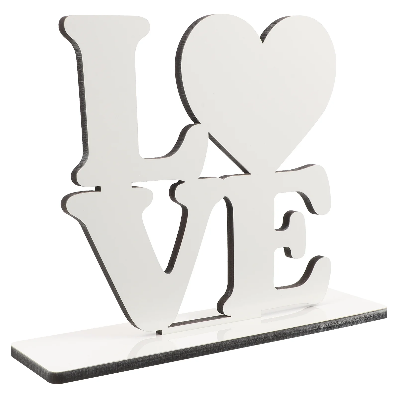

Love Heart Sublimation Table Ornament Blank DIY Photo Frame Decoration Party Supplies Valentine's Day Home Decor