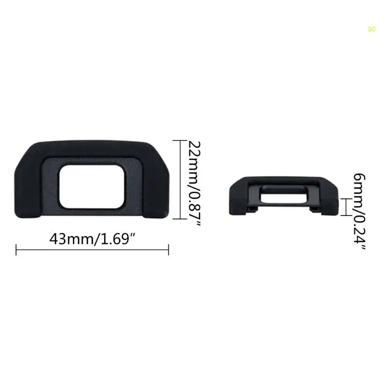 DK28 นุ่มช่องมองภาพ Eyecup เปลี่ยนช่องมองภาพสำหรับ D7500 กล้อง DSLR Dropshipping