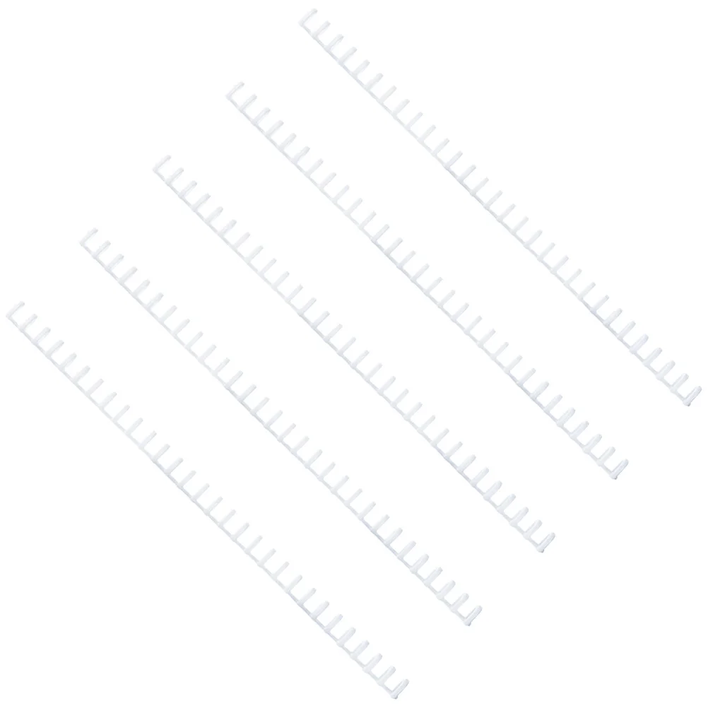 

5Pcs Loose-Leaf Binder Rings 10mm 30-Hole White Hinges for Notebook DIY Book Making Loose Leaf Binding Accessories
