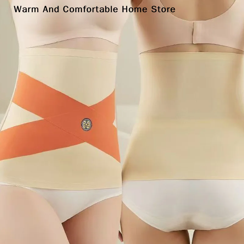 【SE】High Elasticity Seamless Postpartum Body Shaper Thin Belly Contracting Women Girdle Belt Sports Waist Protection
