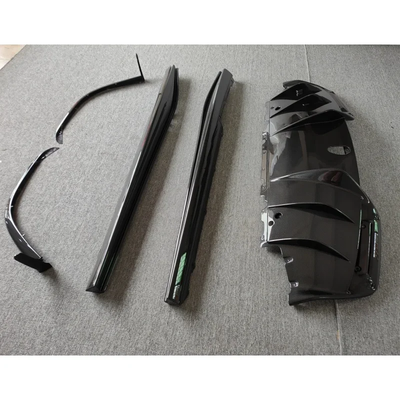 

Suitable for Upgrading Ferrari 296 GTB to Carbon Fiber Front and Rear Diffuser Side Skirt Small Body Kit