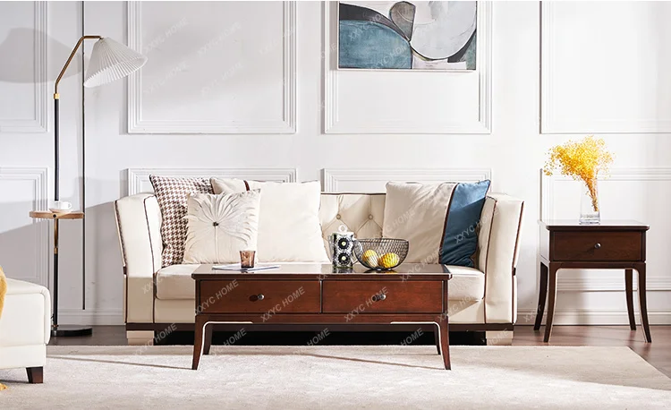 A  American Living Room Small Apartment Edge Few Modern Simple Cherry Wood Locker Furniture