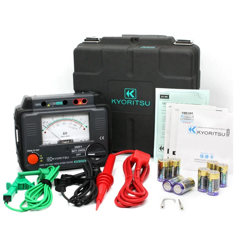 TLF Original KYORITSU Hochspannungs-Isolationswiderstandstester KEW3122B Multimeter Günstig auf Lager